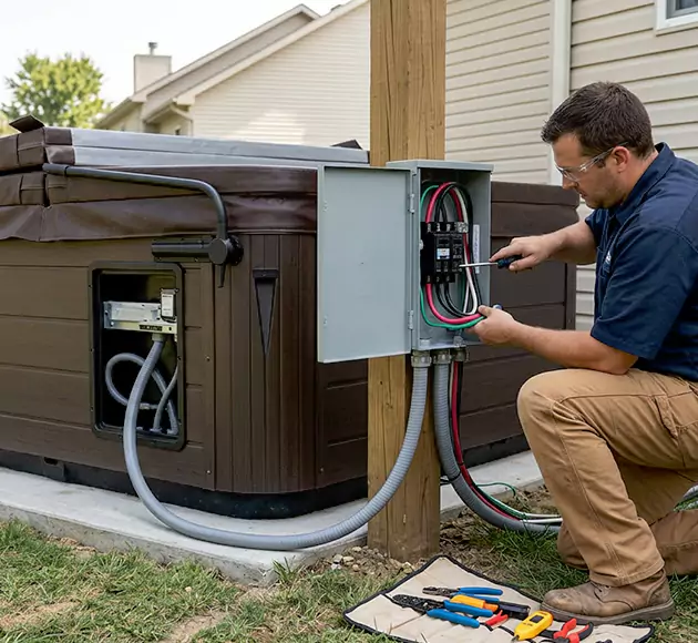 Professional Hot Tub Electrical Installation: Your Local Spa Wiring Team in Farmington, AR